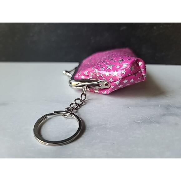 Pink And Silver Star Coin Purse - Picture 3 of 10